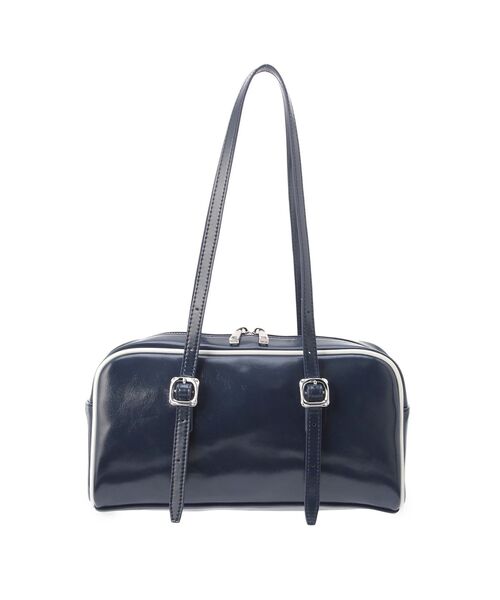 EMODA（エモダ）の「ダブルベルトワイドバッグ（ハンドバッグ・レディース・ブラック/ネイビー・FREE）」の14枚目の写真