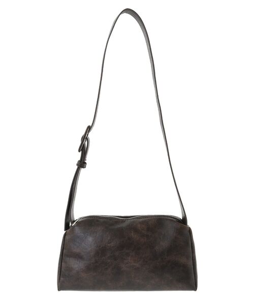 Green　Parks（グリーンパークス）の「andmikka.ヴィンテージ風ベルトショルダー（ショルダーバッグ・レディース・グレー/アイボリー/ダークブラウン・FREE）」の3枚目の写真