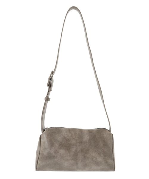 Green　Parks（グリーンパークス）の「andmikka.ヴィンテージ風ベルトショルダー（ショルダーバッグ・レディース・グレー/アイボリー/ダークブラウン・FREE）」の9枚目の写真