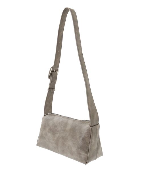 Green　Parks（グリーンパークス）の「andmikka.ヴィンテージ風ベルトショルダー（ショルダーバッグ・レディース・グレー/アイボリー/ダークブラウン・FREE）」の10枚目の写真