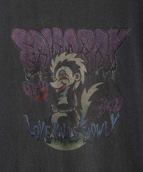 Ed Hardy（エドハーディー）の「EdHardy ピグメント加工 ビッグシルエット ノースリーブ Tシャツ（タンクトップ・メンズ・チャコール/グレー系その他2/グレー系その他4/グレー系その他/チャコールグレー/グレー系その他3・L/XL/M）」の19枚目の写真