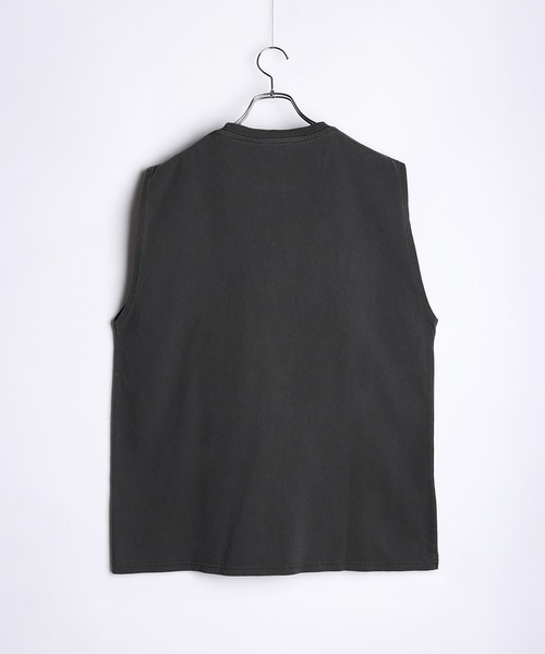 Ed Hardy（エドハーディー）の「EdHardy ピグメント加工 ビッグシルエット ノースリーブ Tシャツ（タンクトップ・メンズ・チャコール/グレー系その他2/グレー系その他4/グレー系その他/チャコールグレー/グレー系その他3・L/XL/M）」の13枚目の写真