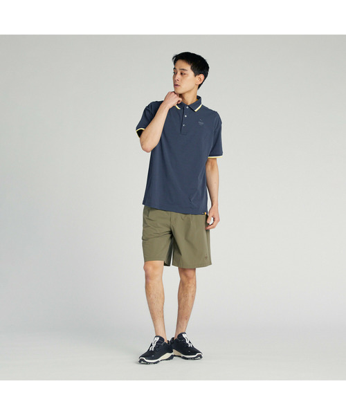 PUMA（プーマ）の「PUMA プーマ メンズ ゴルフ FOG リブ カラー 半袖 ポロシャツ FOG RIB COLOR SS POLO（ポロシャツ・メンズ・ネイビー/オフホワイト/グレー・MEDIUM/SMALL/LARGE/X-LARGE/XX-LARGE）」の5枚目の写真