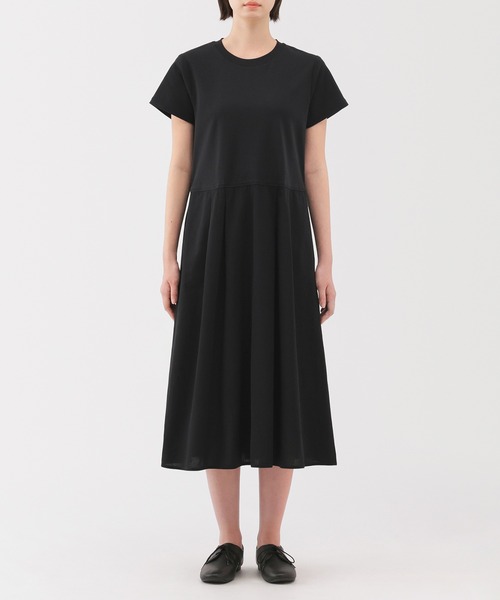 無印良品（ムジルシリョウヒン）の「婦人　涼感　半袖ワンピース（ワンピース・レディース・サックスブルー/ブラック/グレー・S/M/L/XL）」の21枚目の写真