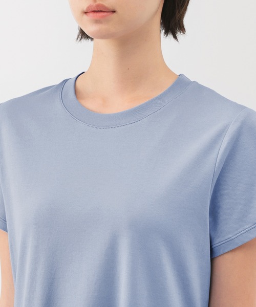 無印良品（ムジルシリョウヒン）の「婦人　涼感　半袖ワンピース（ワンピース・レディース・サックスブルー/ブラック/グレー・S/M/L/XL）」の16枚目の写真