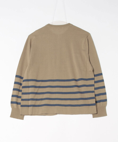 SUPER HAKKA（スーパーハッカ）の「ハイツイストコットン　ワイルドフラワーライン刺繍ニットカーディガン（カーディガン/ボレロ・レディース・ライトグレー/キャメル/ネイビー・FREE）」の6枚目の写真