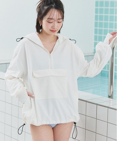 uvカット パーカー uvパーカー レディース メンズ 男女兼用 薄手 アノラックパーカー ハーフジップ トップス 紫外線対策 ラッシュガード uvカット パーカー uvパーカー レディース メンズ 男女兼用 薄手