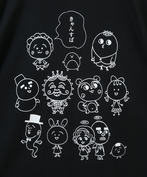 Candy Stripper(キャンディストリッパー)の「コジコジと仲間たち L/S Tシャツ(Tシャツ/カットソー・レディース・オフホワイト/ブラック・FREE)」の4枚目の写真