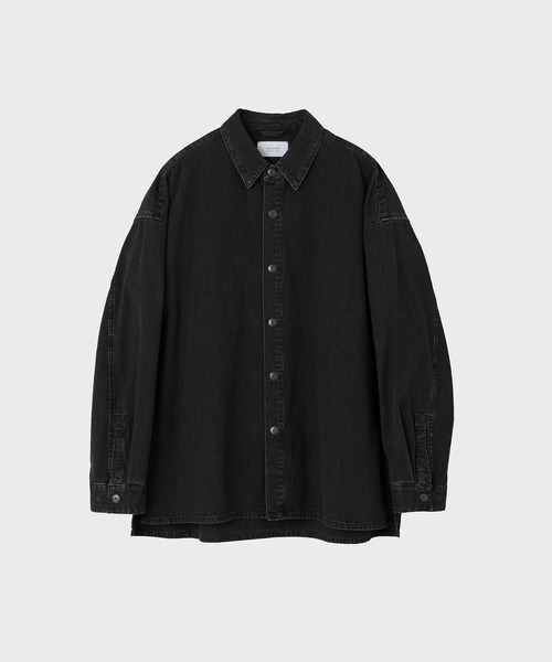 トップス L'Appartement BLEACH DENIM SHIRTS トップス L'Appartement BLEACH DENIM SHIRTS BLEACH OVERDYE