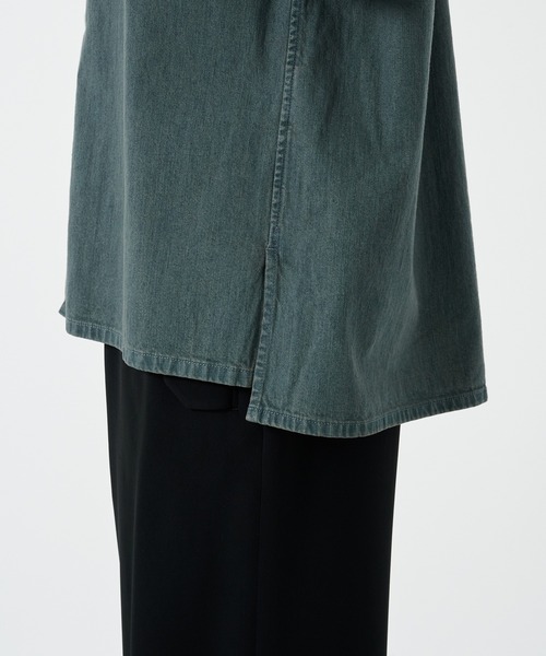 STUDIOUS(ステュディオス)の「BLEACH OVERDYE DENIM SHIRTS(シャツ/ブラウス・メンズ・インディゴブルー/ブラック・1/2)」の22枚目の写真