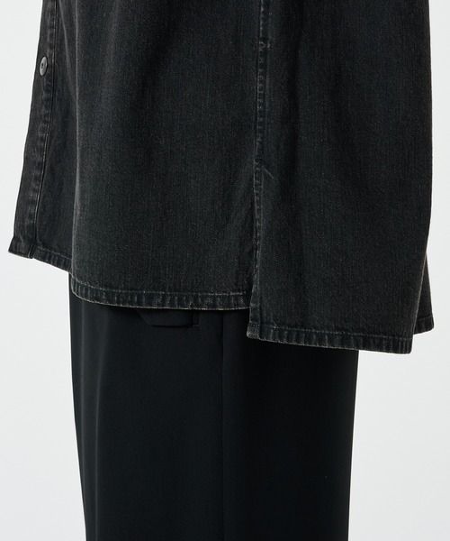 STUDIOUS(ステュディオス)の「BLEACH OVERDYE DENIM SHIRTS(シャツ/ブラウス・メンズ・インディゴブルー/ブラック・1/2)」の12枚目の写真