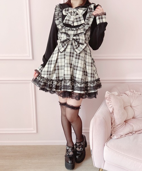 MA*RS（アメーバーマーズ）の「ダブルりぼんチェックレイヤード