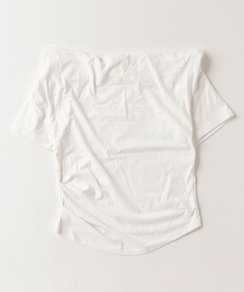 Dream garden（ドリームガーデン）の「2WAYカットソーオフショルトップス（Tシャツ/カットソー・レディース・ブラック/オフホワイト/ライトグリーン/ベージュ・FREE）」の22枚目の写真
