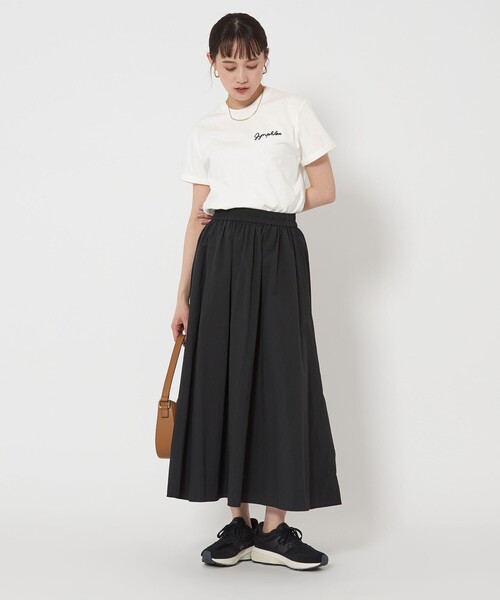 GYMPHLEX(ジムフレックス)の「<Gymphlex>ショートスリーブ EMB Tシャツ(Tシャツ/カットソー・レディース・オフホワイト/ブラック/その他1/ダークグレー・FREE)」の10枚目の写真