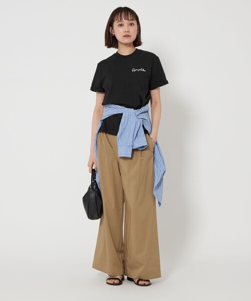 GYMPHLEX(ジムフレックス)の「<Gymphlex>ショートスリーブ EMB Tシャツ(Tシャツ/カットソー・レディース・オフホワイト/ブラック/その他1/ダークグレー・FREE)」の13枚目の写真