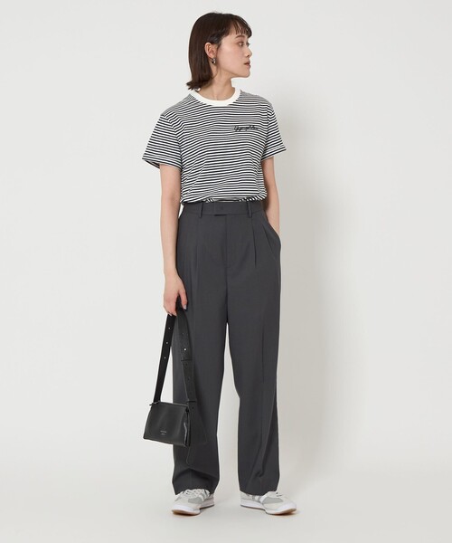 GYMPHLEX(ジムフレックス)の「<Gymphlex>ショートスリーブ EMB Tシャツ(Tシャツ/カットソー・レディース・オフホワイト/ブラック/その他1/ダークグレー・FREE)」の15枚目の写真