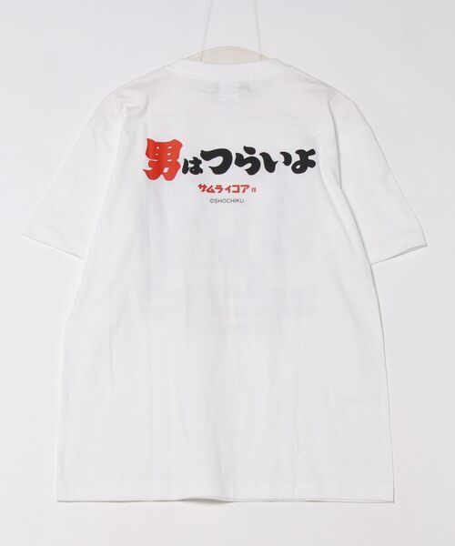 SAMURAI CORE(サムライコア)の「/SAMURAI CORE x 男はつらいよ/ぼたん TEE(Tシャツ/カットソー・メンズ・ブラック/ホワイト・LARGE/MEDIUM)」の3枚目の写真