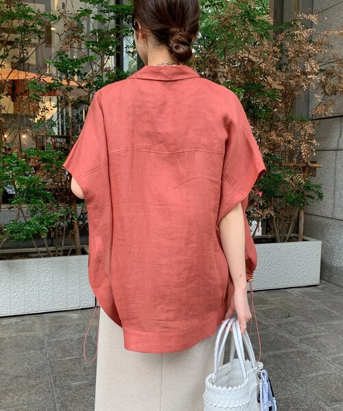 リネンドロストフレンチシャツ（シャツ/ブラウス）｜DouDou（ドゥドゥ