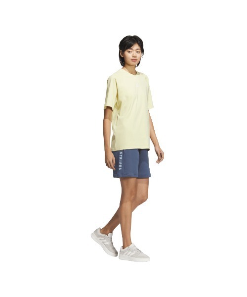 adidas(アディダス)の「アディダス adidas ワード 半袖Tシャツ(Tシャツ/カットソー・レディース・ホワイト/ペールイエロー/ブルーグレー・S/M/L/XL)」の8枚目の写真