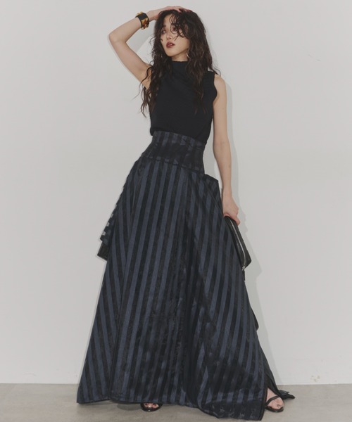 スカート 2023 Lisiere Grosgrain Volume Skirt Grosgrain Volume Skirt（その他スカート）｜L'Appartement