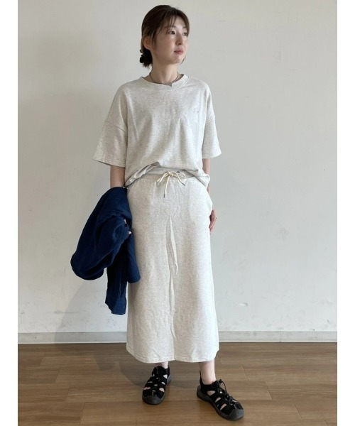 GAP（ギャップ）の「ビンテージソフト GAPロゴ マキシスカート（スカート・レディース・ブラック/グレー・S/M/L/XS/XXS）」の8枚目の写真