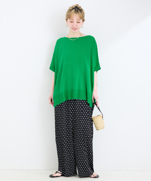 B.C STOCK（ベーセーストック）の「AFRICAN SQUARE/アフリカンスクエア 革ハンドルカゴバッグ ミニ（かごバッグ・レディース・ブラック・FREE）」の2枚目の写真