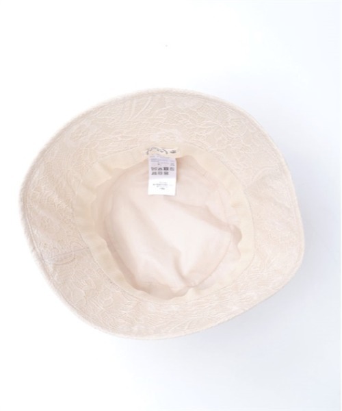 axes femme（アクシーズファム）の「総レースＵＶバケハ（ハット・レディース・キナリ/ブラック・FREE）」の8枚目の写真