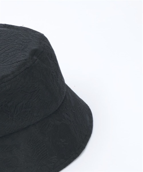 axes femme（アクシーズファム）の「総レースＵＶバケハ（ハット・レディース・キナリ/ブラック・FREE）」の11枚目の写真