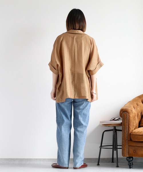 cepo（セポ）の「〈接触冷感 / UVカット〉ICE デニムクロップドパンツ（デニムパンツ・レディース・ブルー系2/ブルー系3/ブルー系1・S/M/L）」の6枚目の写真