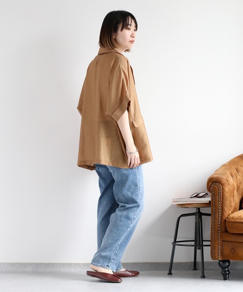 cepo（セポ）の「〈接触冷感 / UVカット〉ICE デニムクロップドパンツ（デニムパンツ・レディース・ブルー系2/ブルー系3/ブルー系1・S/M/L）」の8枚目の写真