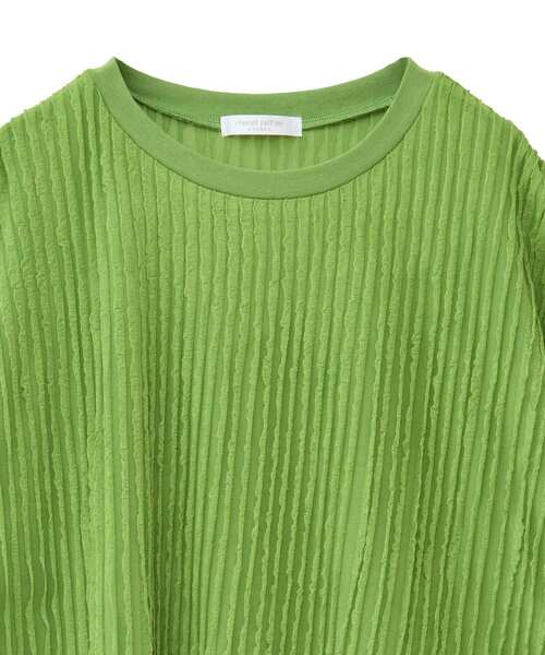 Green　Parks（グリーンパークス）の「5分袖フリルカットプルオーバー（Tシャツ/カットソー・レディース・グリーン/ブラック/パープル/グレー/ホワイト系その他2・FREE）」の8枚目の写真