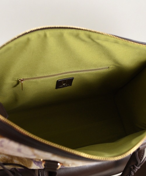 U(ユー)の「ボホ・ヴィオラ パリジャン ボストンバッグ/Lサイズ(ボストンバッグ・レディース・パープル/イエロー・FREE)」の18枚目の写真