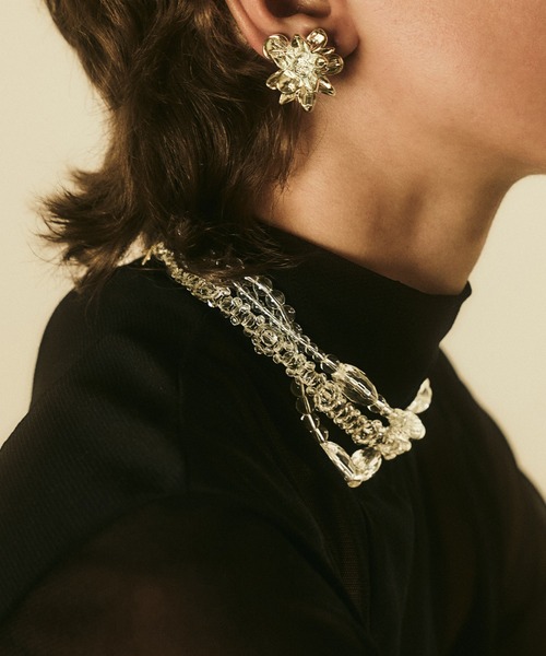 IRIS47(イリスフォーセブン)の「【IRIS 47】kryos dot necklace/クリオス ドット ネックレス BO186(ネックレス・レディース・その他・FREE)」の2枚目の写真
