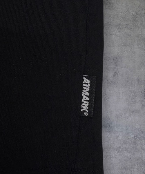 ATMARK(アットマーク)の「《2サイズ展開 / UNISEX 》オールドイングリッシュロゴTee サガラ刺繍 ラインストーン セットアップ可能(Tシャツ/カットソー・レディース・ブルー系その他/ピンク/チャコールグレー/ターコイズブルー/カーキ/ピンク系/ブルー系/シルバー系・MEDIUM/LARGE/L/M)」の17枚目の写真