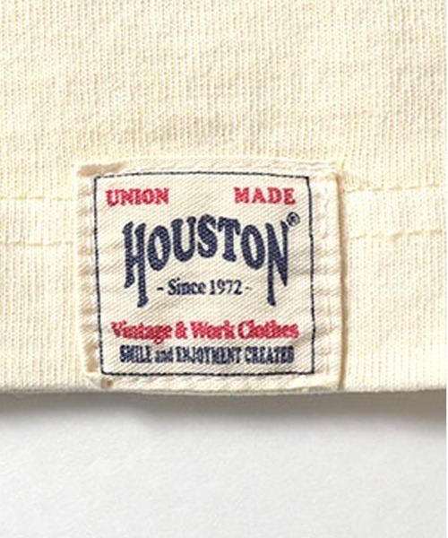 HOUSTON（ヒューストン）の「HOUSTON-PIGMENT FOAM PT SOUVENIR TEE（Tシャツ/カットソー・メンズ・ブラック系2/ホワイト系2/ブラック/ホワイト・XL/L）」の13枚目の写真
