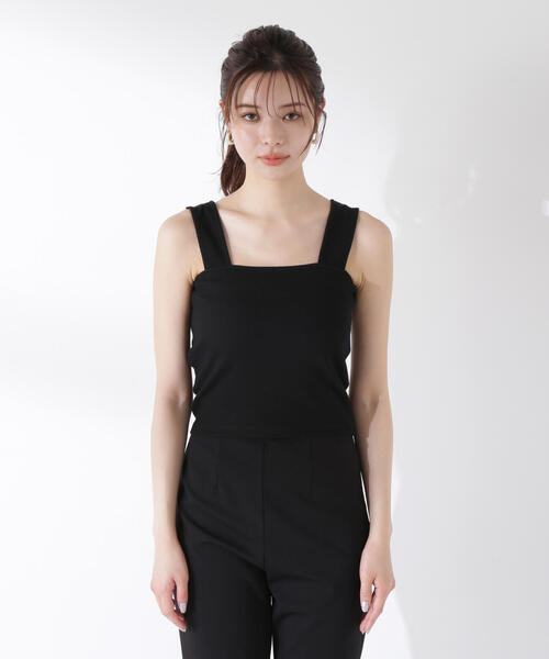 PROPORTION BODY DRESSING（プロポーションボディドレッシング）の「＜Ｅ＞透かし編みペプラムＳＥＴ　ＵＰ / 1215275601（ニット/セーター・レディース・ブラック/グレー・FREE）」の7枚目の写真