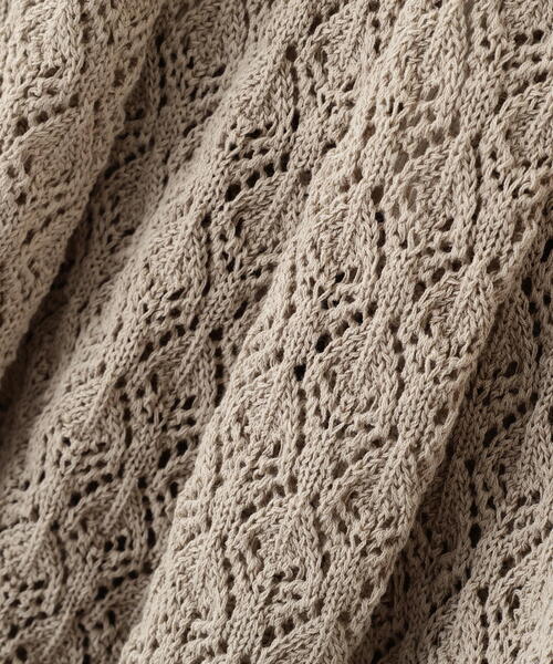 PROPORTION BODY DRESSING（プロポーションボディドレッシング）の「＜Ｅ＞透かし編みペプラムＳＥＴ　ＵＰ / 1215275601（ニット/セーター・レディース・ブラック/グレー・FREE）」の22枚目の写真