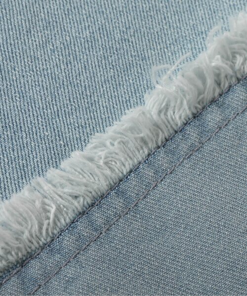 algy(アルジー)の「【接触冷感】デニム折返しワイドパンツ(デニムパンツ・キッズ・ブルー/サックスブルー・XX-SMALL/X-SMALL/SMALL/MEDIUM)」の18枚目の写真