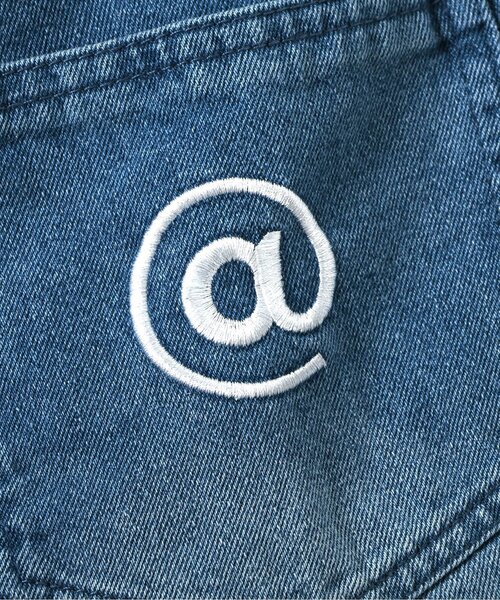 algy(アルジー)の「【接触冷感】デニム折返しワイドパンツ(デニムパンツ・キッズ・ブルー/サックスブルー・XX-SMALL/X-SMALL/SMALL/MEDIUM)」の20枚目の写真