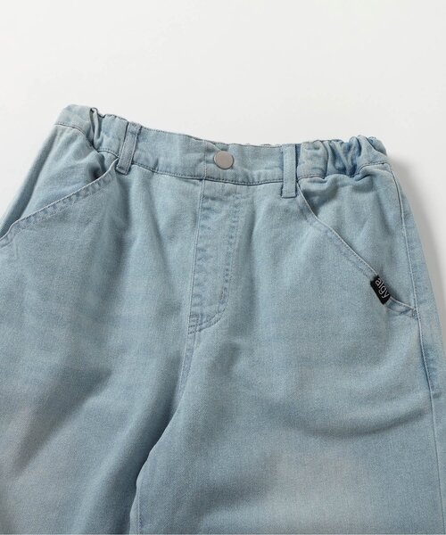 algy(アルジー)の「【接触冷感】デニム折返しワイドパンツ(デニムパンツ・キッズ・ブルー/サックスブルー・XX-SMALL/X-SMALL/SMALL/MEDIUM)」の13枚目の写真