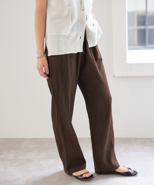 XS イエナ クロップド パンツ クロップドペグトップパンツ IENA（イエナ）の「《予約》R/Wクロップドペグトップパンツ