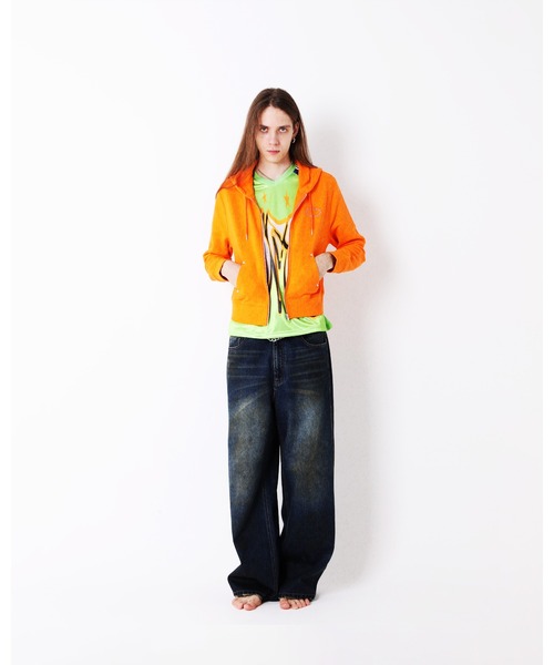 SUPER BAGGY STUDDED PANTS（デニムパンツ）｜AFB（エーエフビー