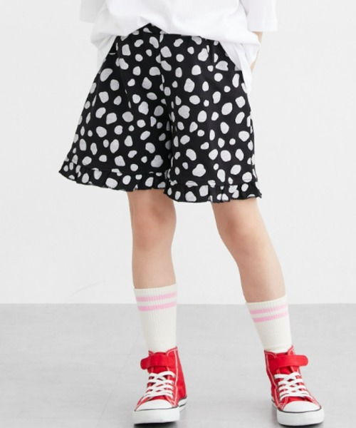 セール】裾フリル総柄ショートパンツ（女の子）（その他パンツ