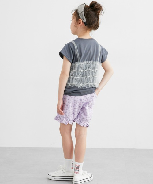 裾フリル総柄ショートパンツ（女の子）（その他パンツ