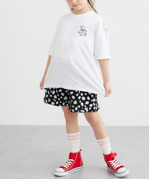 セール】裾フリル総柄ショートパンツ（女の子）（その他パンツ