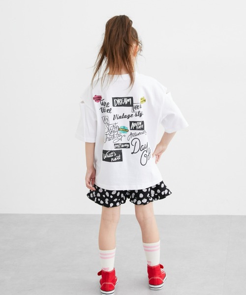 セール】裾フリル総柄ショートパンツ（女の子）（その他パンツ