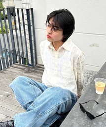 FREE MAX（フリーマックス）の「FREE MAX×Hyoma Flower Lace Shirt / 花柄レースシャツ（シャツ/ブラウス）」