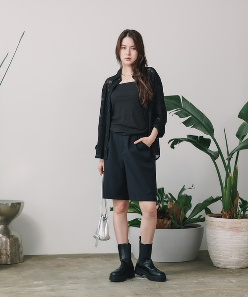 FREE MAX(フリーマックス)の「FREE MAX×Hyoma Flower Lace Shirt / 花柄レースシャツ メンズ 夏物 夏服(シャツ/ブラウス・メンズ・ホワイト・S/L/M)」の8枚目の写真