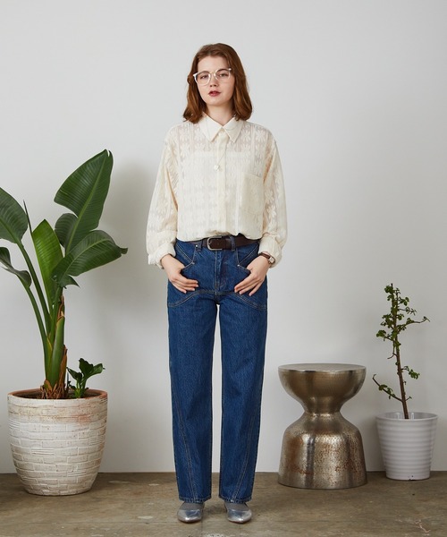 FREE MAX(フリーマックス)の「FREE MAX×Hyoma Flower Lace Shirt / 花柄レースシャツ メンズ 夏物 夏服(シャツ/ブラウス・メンズ・ホワイト・S/L/M)」の22枚目の写真
