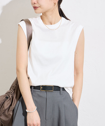 JOURNAL STANDARD（ジャーナルスタンダード）の「《追加》汗ジミ防止ナノシアスリーブレス（Tシャツ/カットソー）」